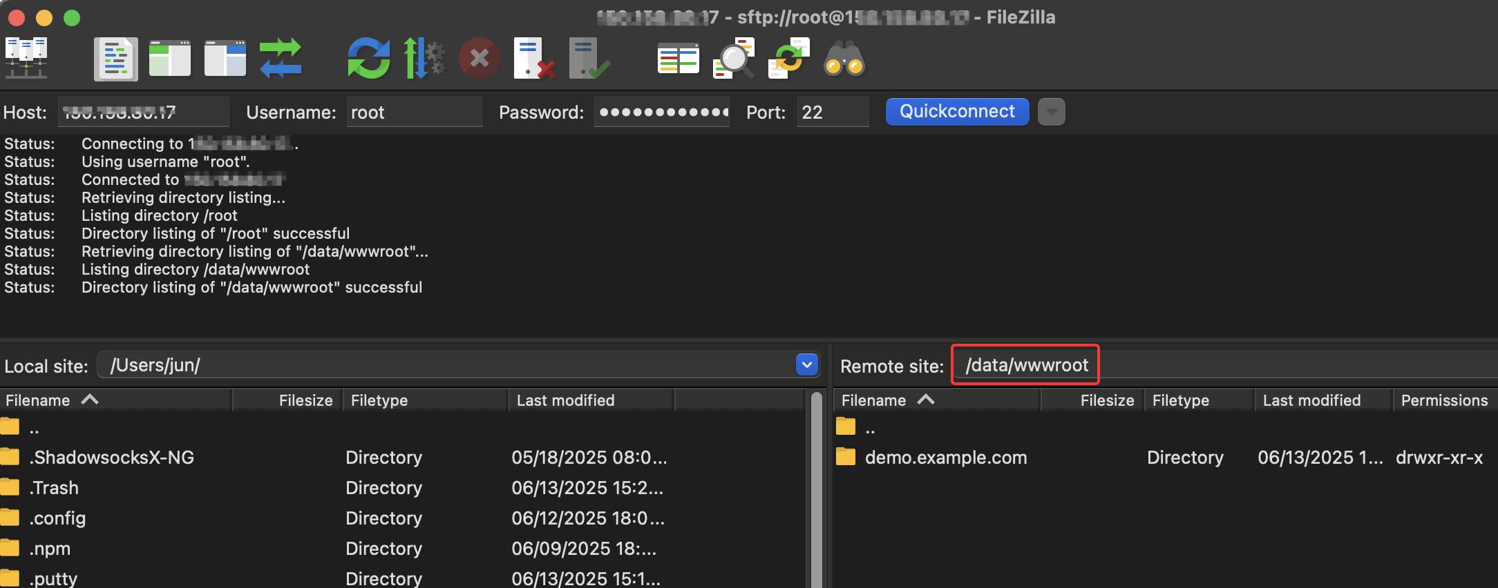 alt filezilla-upload